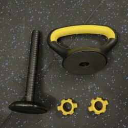 Eco-Friendly Kettlebell Handle 2.5cm Plastic Adjustable Weight Kettlebell Base Dumbbell Converted to Kettlebell Nut Buckle for Lifting Kettlebells