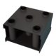 Barbell Bar Storage Rack Five-Hole Olympic Bar Storage Tray Large Hole Bar Olympic Bar Storage Rack Commercial Fitness Equipment