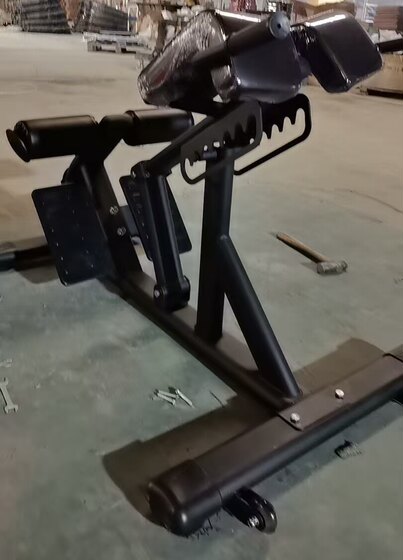 Black Commercial Roman Chair Goat Stretcher Roman Bench Fitness Equipment Home Waist, Abdominal and Back Trainer
