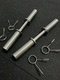 Fitness Barbell Bar Solid Electroplated Short Olympic Bar Dumbbell Bar 50Cm5Cm Home Fitness Equipment Barbell Bar for Men and Women