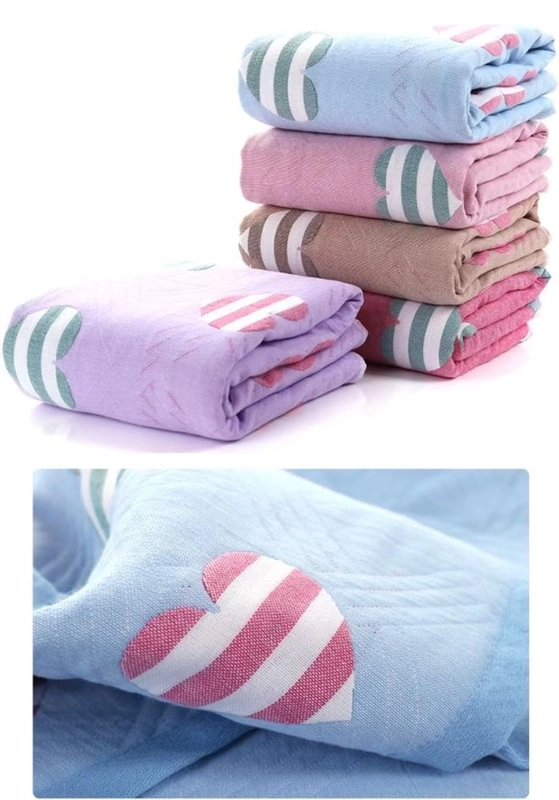 Khăn gối đơn giản Bắc Âu Khăn gối cotton ba lớp gạc đôi đặc biệt cung cấp bông lớn mềm cao cấp - Khăn gối