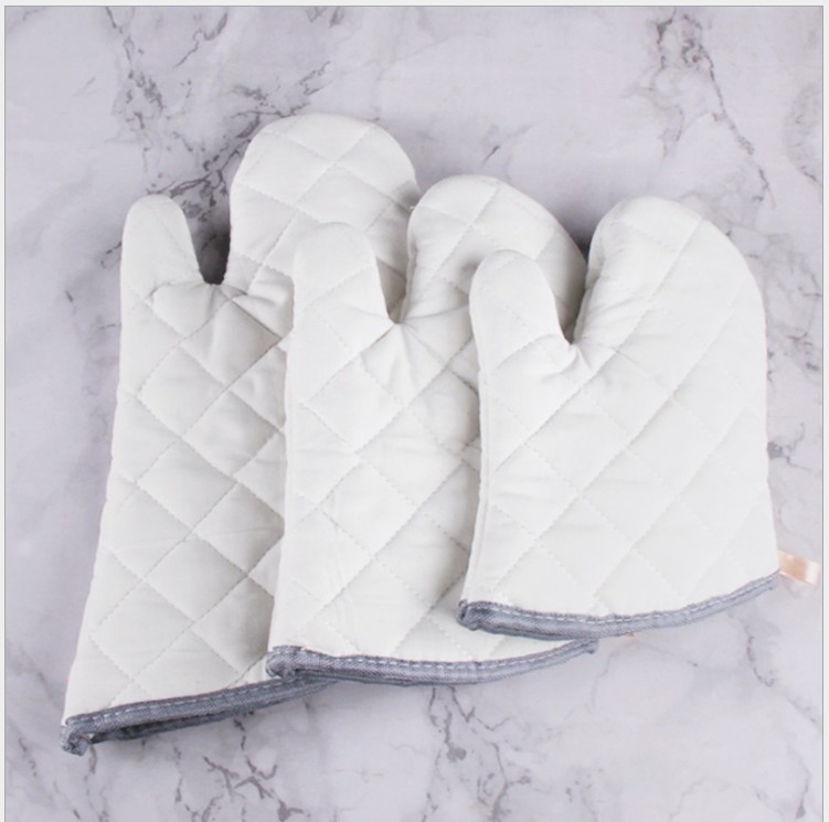 Kitchen anti-burn gloves microwave oven anti-burn and heat insulation gloves Oven gloves Anti-thermal gloves thickened 2 only-Taobao