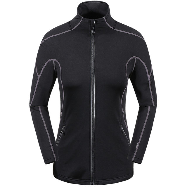 TRYSIL Spring and Autumn Women's Fitted Fleece Jacket Running Fitness Outdoor Casual Top