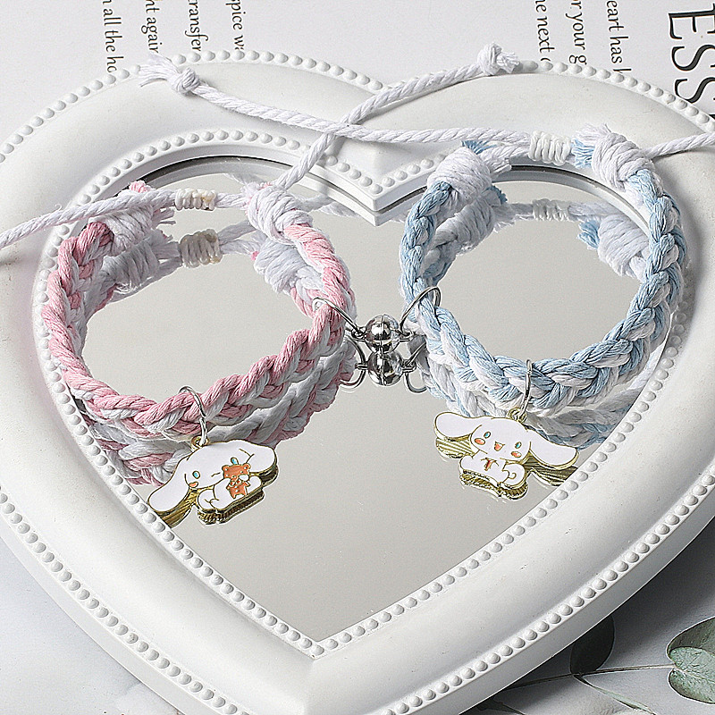 Original Cartoon Cinnamon Dog Woven Couple Bracelets, Cute and Attractive, Gift for Best Friends, Adjustable Bracelet, ins Braided Cords Original Cartoon Cinnamon Dog Woven Couple Bracelets, Cute and Attractive, Gift for Best Friends, Adjustable Bracelet, ins Braided Cords