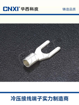 West China CNXI terminal block HSNB22-5 6 8 10 bare terminal SNB copper tin-plated fork SK national standard