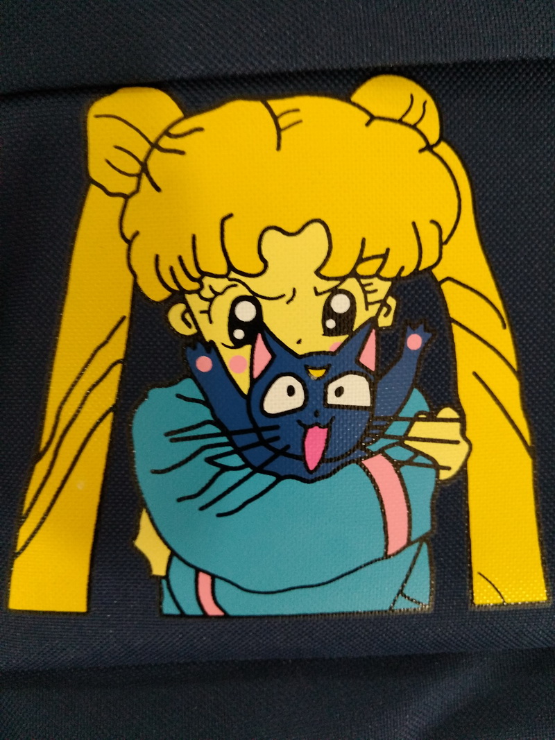 Harajuku ulzzang phim hoạt hình retro trẻ con mềm mại balo nam đi làm
