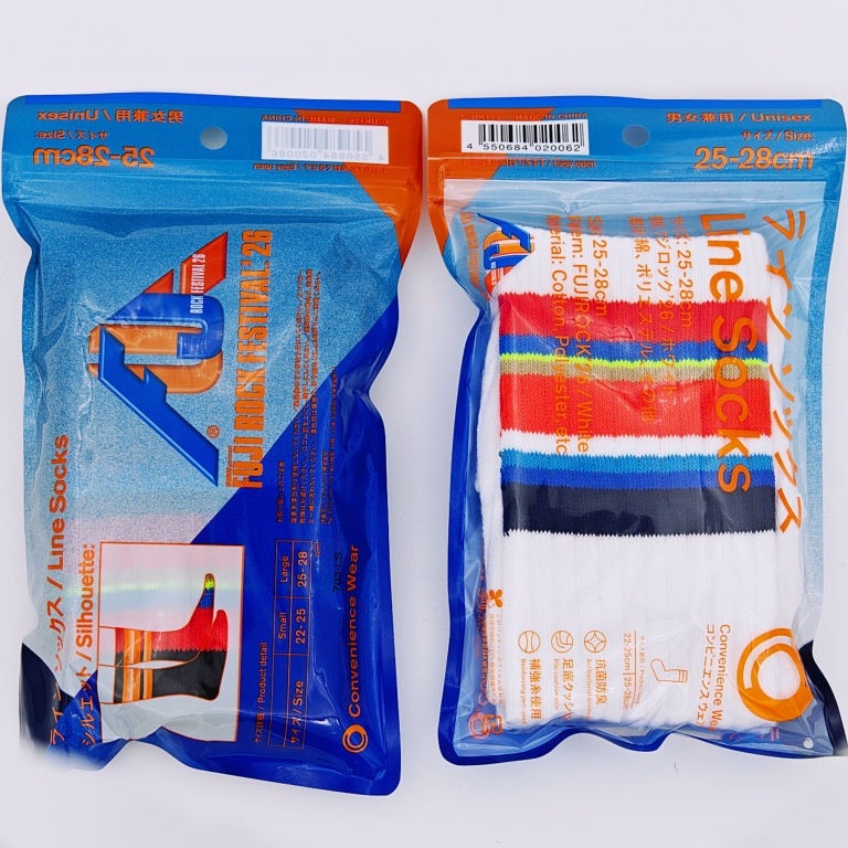 New Cotton Mid-Calf Socks in the Same Style as Takuji Kimura from Familymart, Available in Stock with Coca-Cola Design