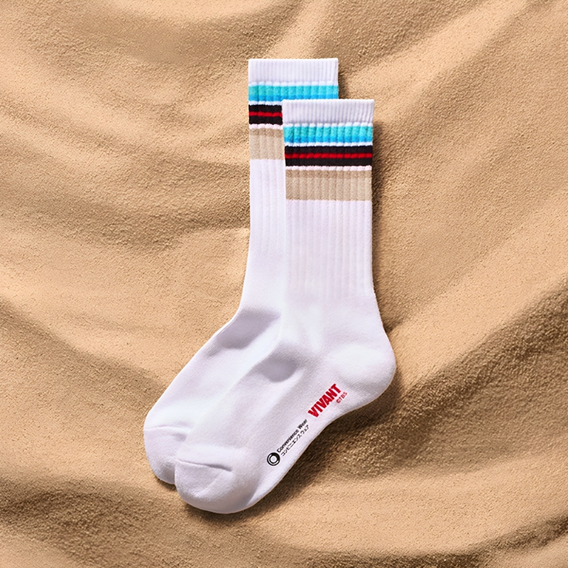 Japan's Familymart Convenience Store Vivant Soft Silver Eagle Team 26Fujirock Collaboration Long Socks and Square Scarf Japan's Familymart Convenience Store Vivant Soft Silver Eagle Team 26Fujirock Collaboration Long Socks and Square Scarf