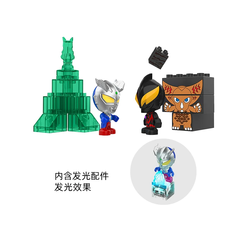 Bandai, Ultra, Ultraman Tiga, игрушка, конструктор, классическая деревянная фигура, набор из эластичной резины