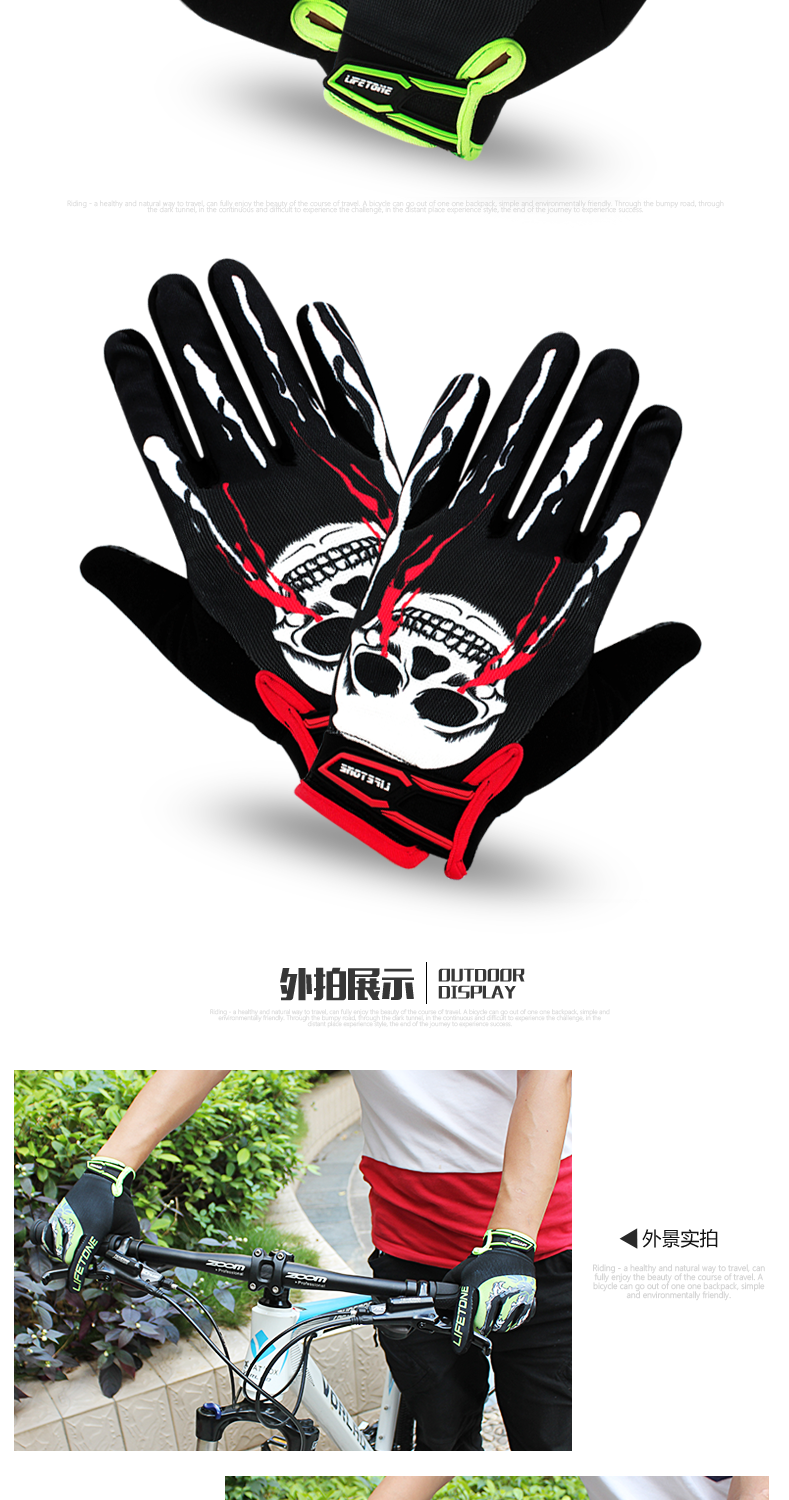 Gants pour vélo mixte BATFOX - Ref 2240658 Image 11