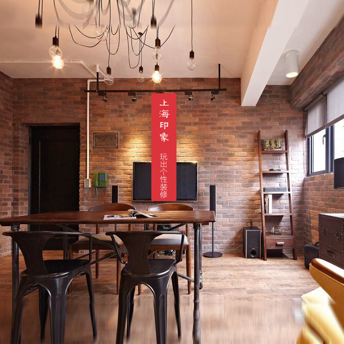 Red Cultural Brick Red Quasi TV Backwall Villa Exterior Wall Brick Outdoor Cultural Stone Antique Brick Cement Brick Tile