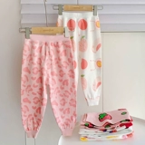 Детское хлопковое термобелье, детские штаны, осенние леггинсы, осеннее, в западном стиле