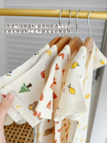 Детский комбинезон, летний костюм мальчика цветочника, детское боди, хлопковая тонкая пижама, летняя одежда, 0-18 мес., короткий рукав