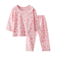 7-четверть рукава розовый леопардовый узор