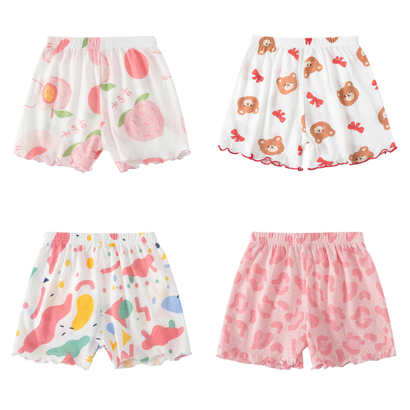 Children 2022 new shorts baby outside wearing pants small girl baby Summer slim fit in pure cotton inner lap pants summer clothes