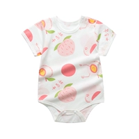 Молочно -белый, полный персиков