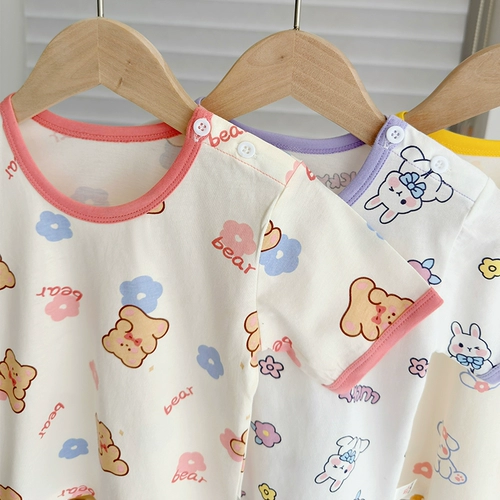 Летняя хлопковая детская тонкая футболка с коротким рукавом для мальчиков, летняя одежда