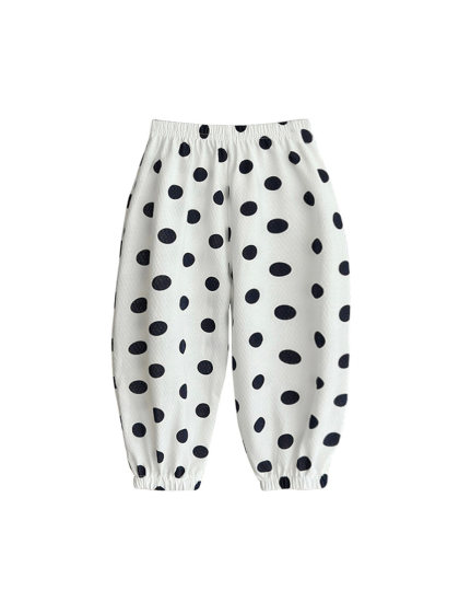 男童长裤小女童灯笼裤婴儿夏季打底裤睡裤儿童夏装纯棉薄款防蚊裤