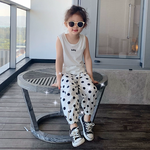 Летнее тонкое средство от комаров подходит для мужчин и женщин, детские штаны, хлопковый фонарь для девочек, детская летняя одежда