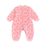 Детский стеганый лонгслив, детское удерживающее тепло боди, демисезонный пуховик для новорожденных, увеличенная толщина, в западном стиле