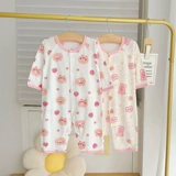 Лонгслив, детское боди для мальчиков, хлопковая детская пижама для новорожденных, летняя одежда