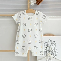 Котенок с жареными креветками