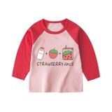 Детский хлопковый базовый приятный телу лонгслив для девочек, детское осеннее термобелье