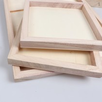 Specimen photo frame creative three-dimensional frame super light clay mounting frame blank paper special wooden hand frame