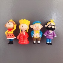 Journey to the West anime stickers cartoon cute personality refrigerator strong animation decorations Tang monk magnet