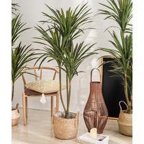 Living room ins Wind decoration green iron tree simulation plant fake flower green plant potted Nordic indoor floor large ornaments