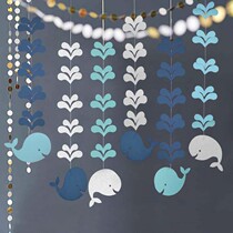 Classroom Ring Chuang Ocean Wind Decoration Class Classroom Partition Decoration Opening Ceremony Scene Arrangement