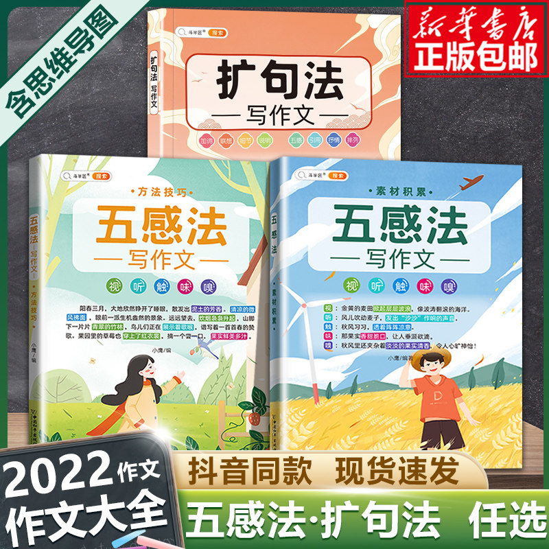 斗半匠五感法写作技巧与方法写作文素材积累小学三年级