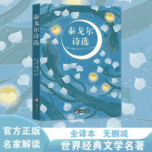 心灵礼物适 献给文学爱好者 合给孩子读诗 充满诗意与想象 浪漫与爱恋 泰戈尔诗选 哲理与智慧 诺贝尔文学奖得主泰戈尔代表作