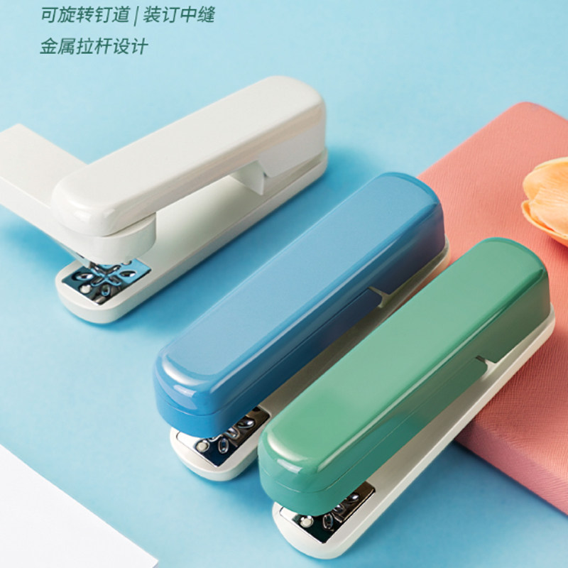 Able rotatable stapler student stitched in a multifunctional office with bookbinder big number nail bookbinder-Taobao