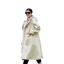 Raincoat for adult women outdoor hiking electric vehicle waterproof windbreaker cycling rainproof mens long jacket jacket poncho