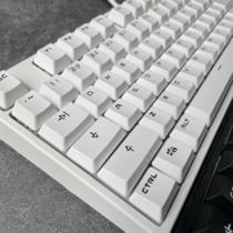 Extremely simple wind day system muji minimalist green shaft red shaft tea black white wired office short key cap 87 key mechanical keyboard