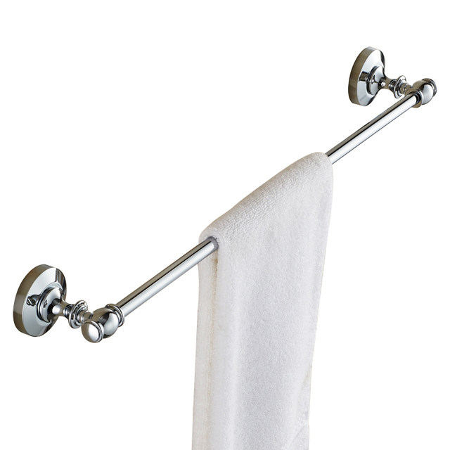 No punching towel rack single pole bathroom hardware bathroom pendant all copper towel bar bathroom towel rack storage rack