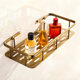 European-style bathroom shower rack all-copper antique wall-mounted toilet bathroom shower room bathroom storage rack