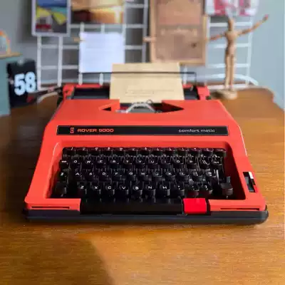 ROVER5000 vintage typewriter vintage Italian machinery Valentine gift English label shorthand student