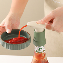Household oyster sauce squeezer food grade universal press pump head Li Jinji Haitian oil consumption bottle artifact squeezing mouth