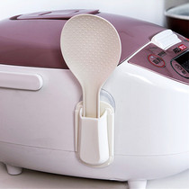 Japan imported kitchen gadgets Suction cup type rice spoon seat Rice spoon storage rack can suck rice cooker suction pot wall