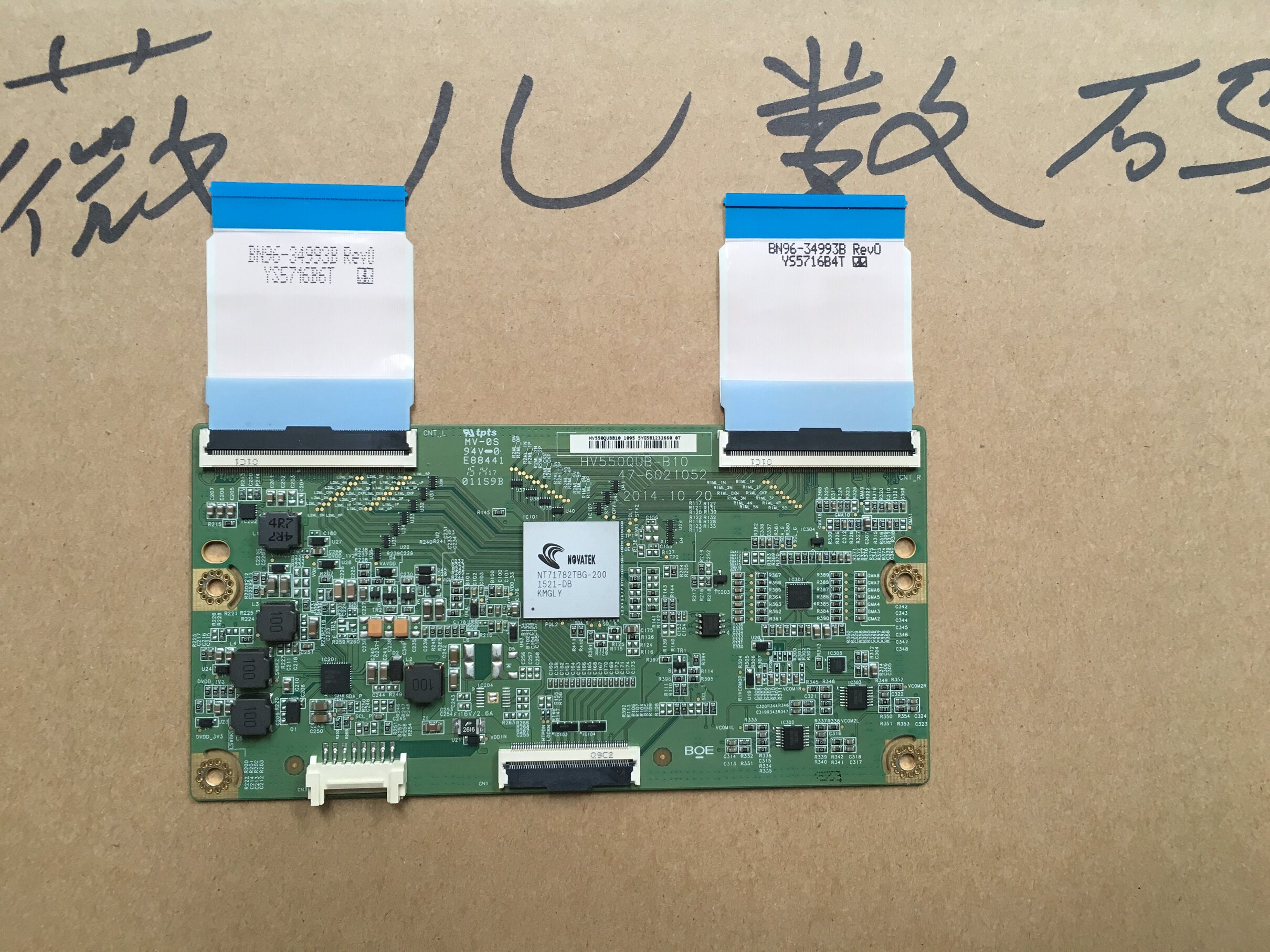 New Samsung UA55JU5900 5903 Logic Board CY-GH055HGEV2H Logic Board