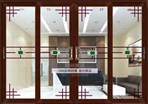 (Yinshang Home) 80 Hollow Sliding Door Kitchen Sliding Door Aluminum Alloy Titanium Magnesium Alloy Sliding Door