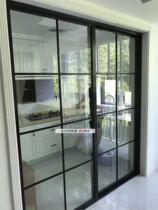 (Yinshang home) high-end eight-point grid sliding door sliding door kitchen balcony living room sliding door