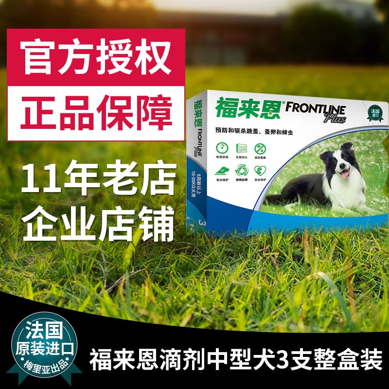 Foto Endripper Medium Dog 3 Bottling Dogs Used to remove Wall Lice Flea Lice in vitro Insect Repellent