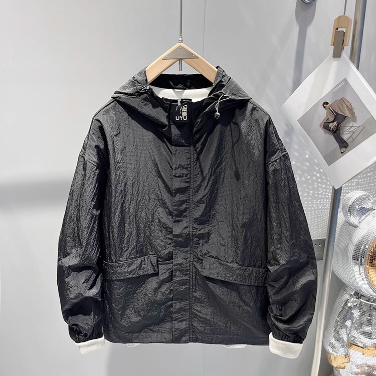Highly Recommended! Very Good Quality! Spring and Summer Men's Simple Jacket Breathable Jacket 16005