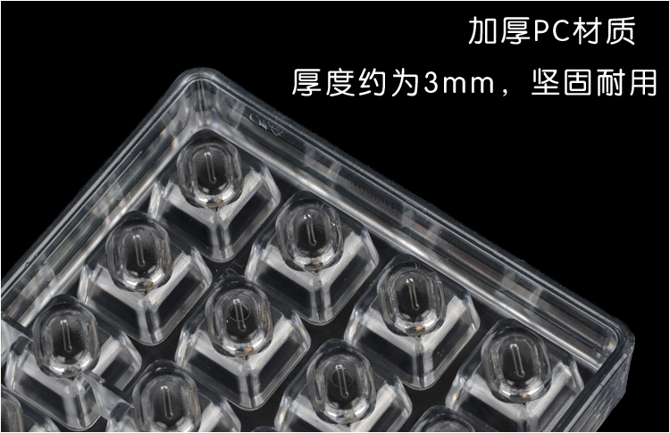 Creative Water Giọt hình bán nguyệt Star Chocolate Chip PC Chất liệu Âm thanh nổi Hình trái tim Đôi môi Hướng dẫn DIY Công cụ làm bánh khuôn bánh khọt