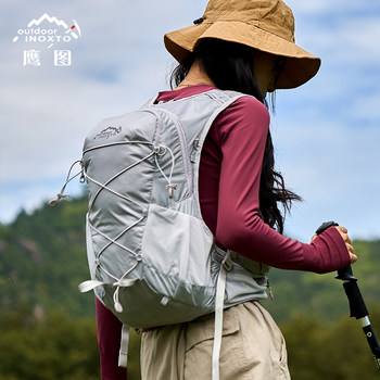 Intergraph professional mountaineering bag outdoor lightweight backpack can hold helmet cycling bag 15-liter hiking bag backpack