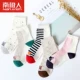 Vớ Nam Cực vớ nữ cotton trắng tinh khiết Hàn Quốc dễ thương vớ miệng nông trong vớ ống Phiên bản Hàn Quốc của mùa thu gió