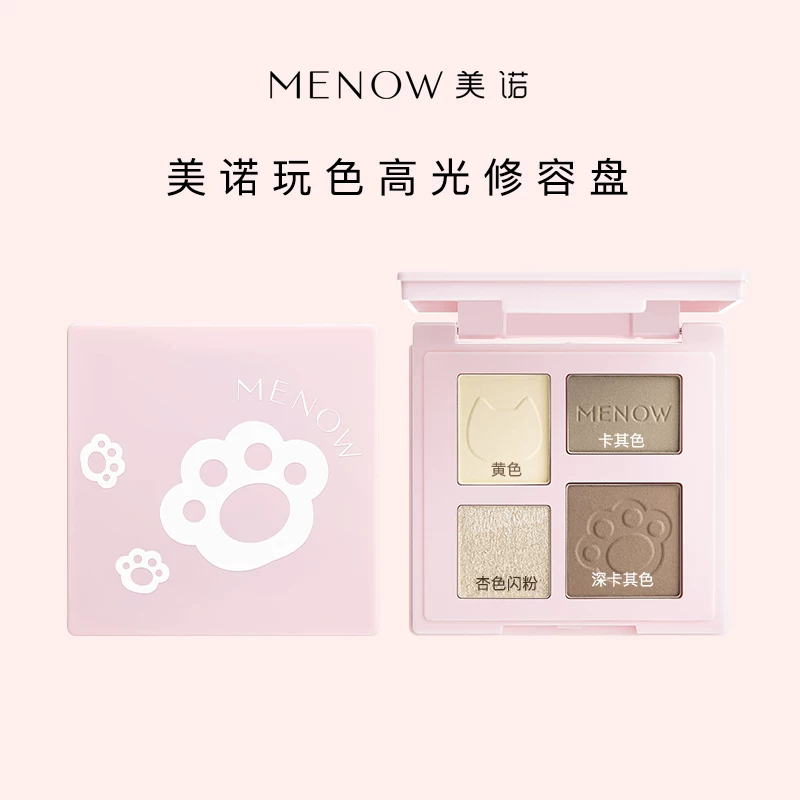 Осветляющая палитра контурирования, хайлайтер, тональная основа для лица